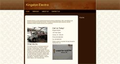 Desktop Screenshot of kingstonelectric.net