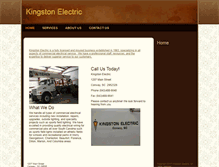 Tablet Screenshot of kingstonelectric.net